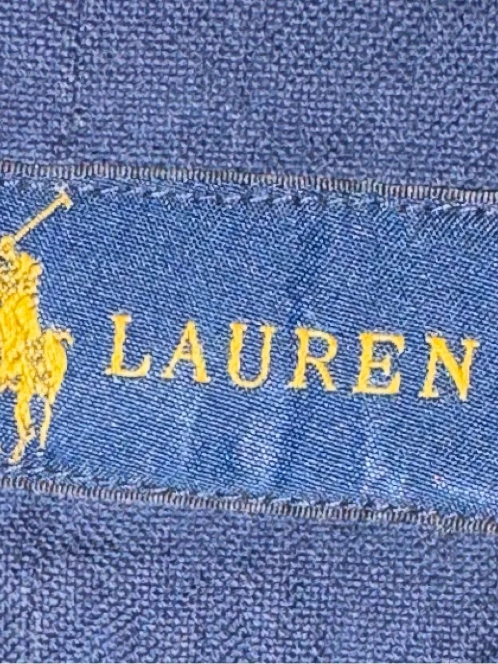 Polo by Ralph Lauren Navy Button-Down Shirt with Green Pony